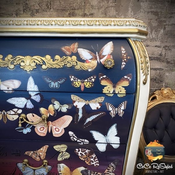 Redesign with Prima Decor Transfer ~ BUTTERFLY DANCE 24” x 35” - Picture 5 of 5